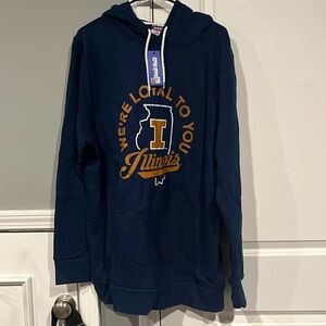 NWT Charlie Hustle Illinois Hoodie